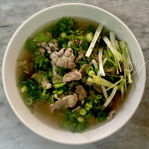 Pho Nudelsuppe Rind