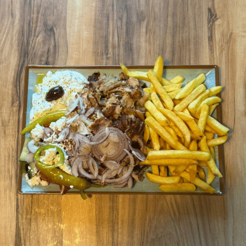 Bauern Gyros Teller Groß