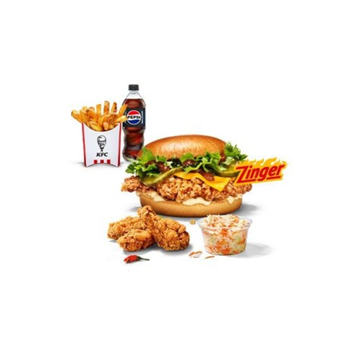Kentucky BBQ Zinger Burger Box