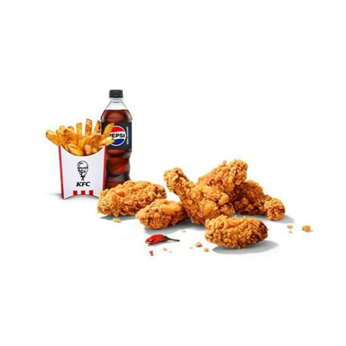 6er Hot Wings Menü
