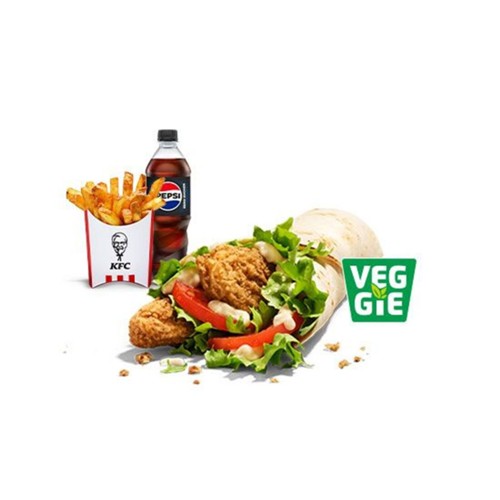 Crispy Veggie Twister Menü