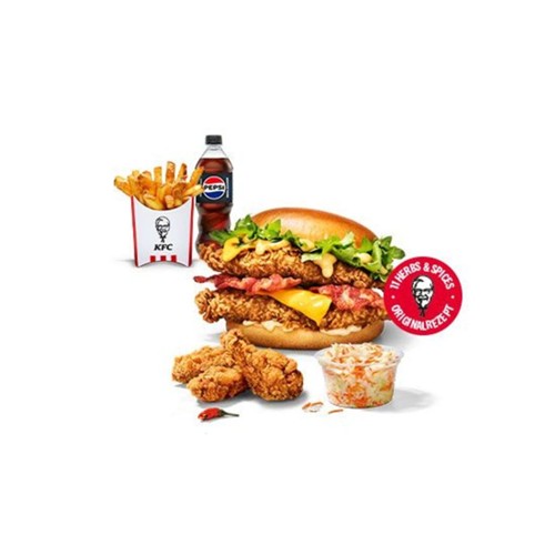 Double Cheese & Bacon Burger Box