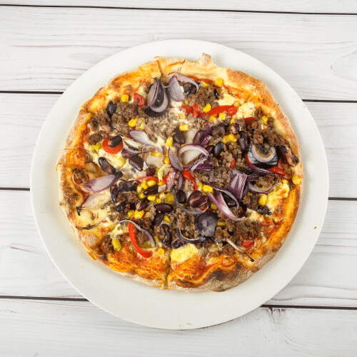 Pizza Mexicana (scharf)