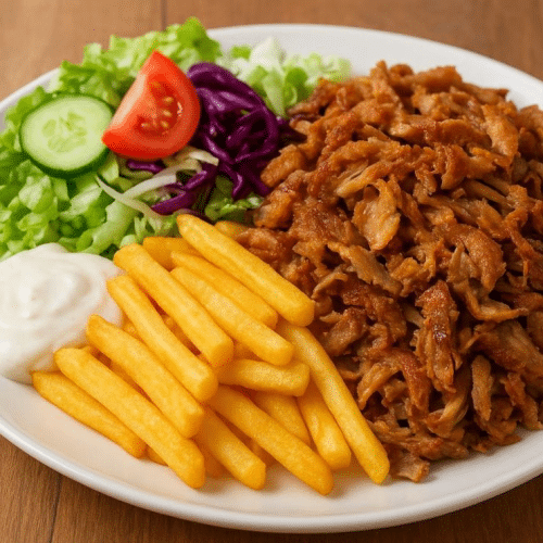 Action 2x.dönerteller mit pommes & salat