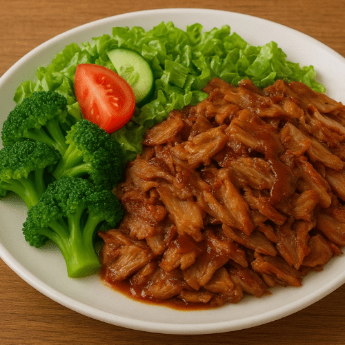 Dönerteller mit pommes &  broccoli