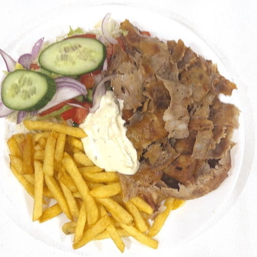 Megateller  (dönerfleisch,sucuk,Cevapcici)