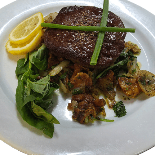 Argentinisches Rinderfilet mit Pfifferlinge