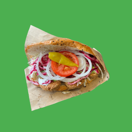 Falafel im Fladenbrot (4 Stück)