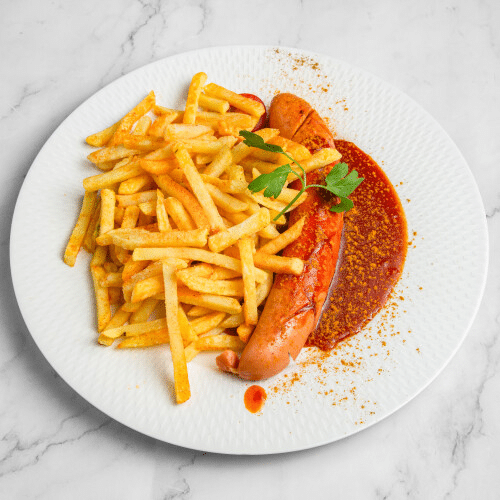 Riesen Currywurst