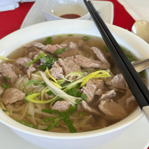 Pho mit Rindfleisch