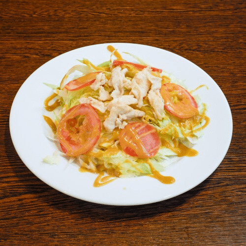 Salat mit Hühnerfleisch