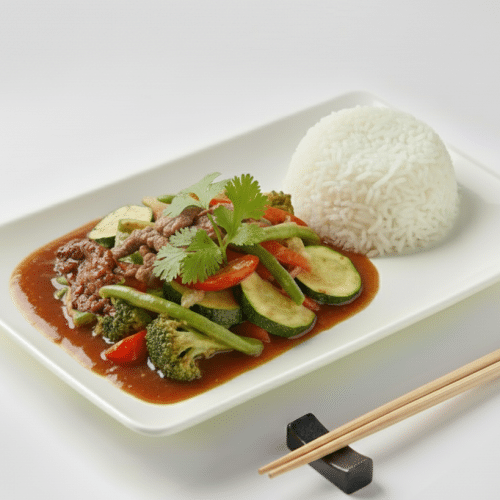 Chop Suey mit Rindfleisch