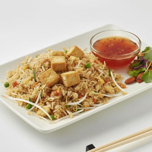 Gebratener Reis mit Tofu