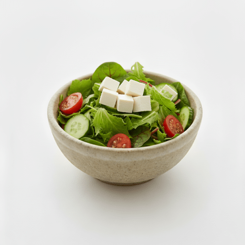 Gemischter Salat mit Tofu