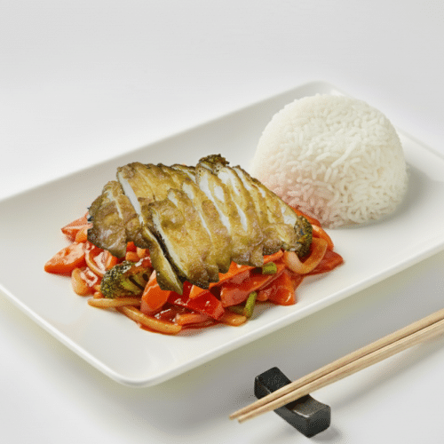 Hühnerbrutsfilet kross Süß-Sauer