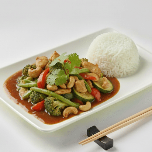 Hühnerfleisch mit Cashewnüsse