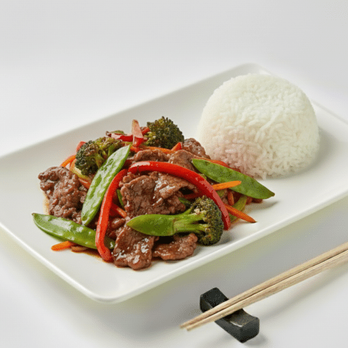 Rindfleisch mit verschiedenem Gemüse