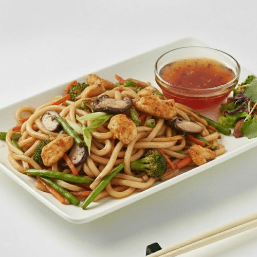 Udon mit Hühnerfleisch