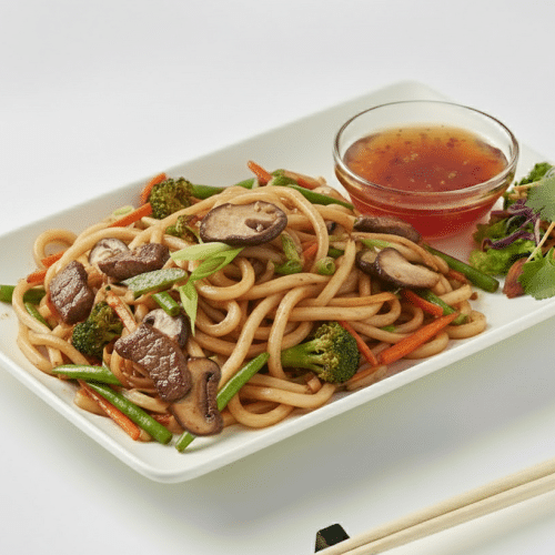 Udon mit Rindfleisch