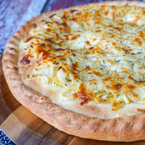 Käsebrot Sahnesauce
