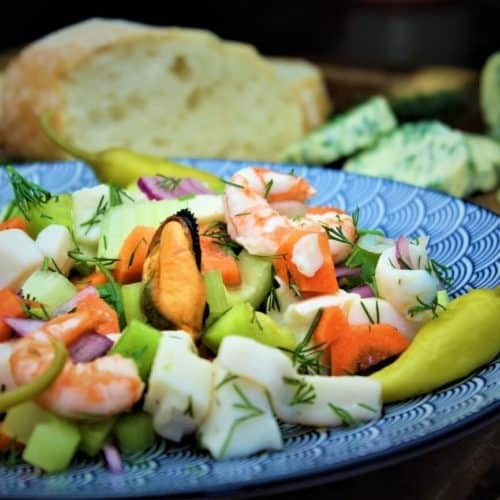 Meeresfrüchte Salat