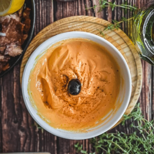 Rote Dönersauce