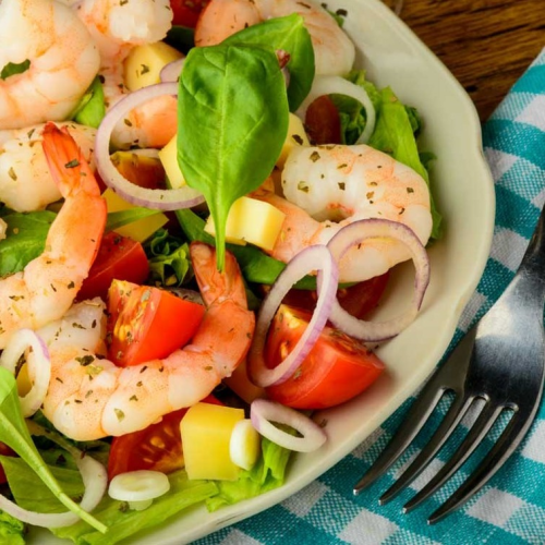 Shrimpssalat