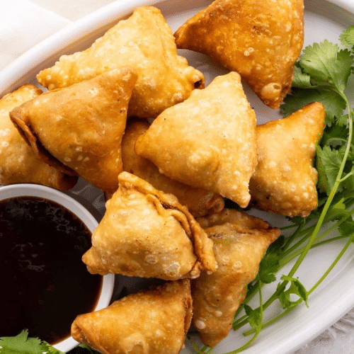 Vegetarische Samosas (7 Stück)