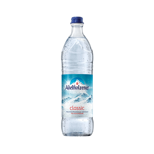 Adelholzener Wasser mit Kohlensäure 1,0l (MEHRWEG)