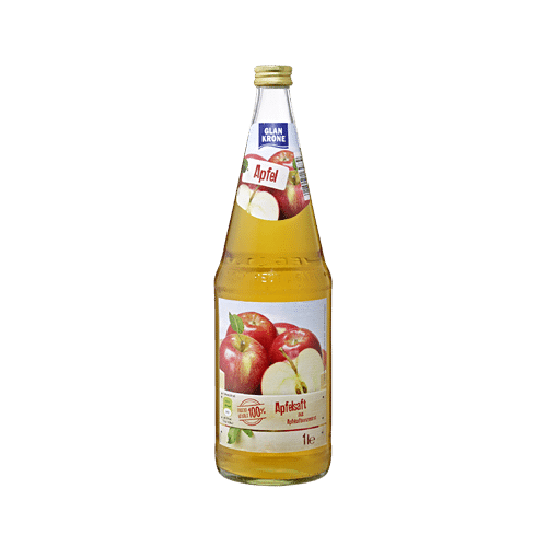 Glankrone Apfelsaft 1,0l (MEHRWEG)