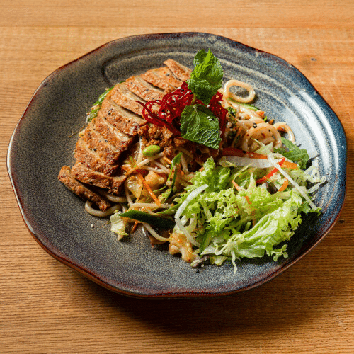 Udon Xào - vegane Ente