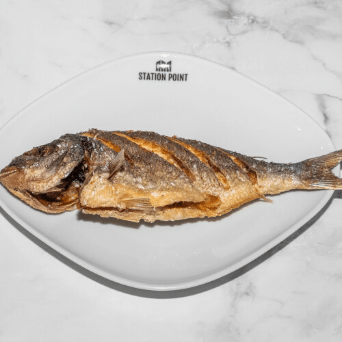 Frittierte Dorade