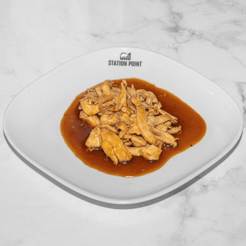 Gebratenes Hühnerfleisch