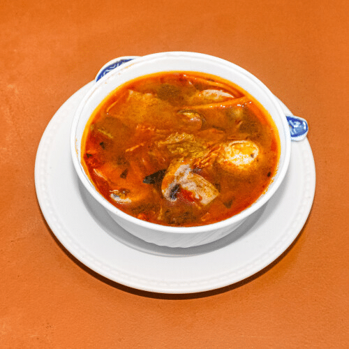 Tom Yam Goong Suppe (sehr scharf)