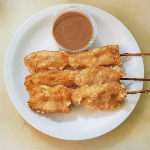 Sate Hühnerspieße (3 Stück)