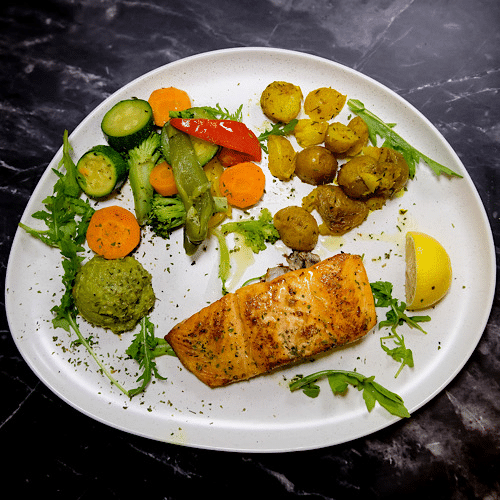 Lachsfilet vom Grill