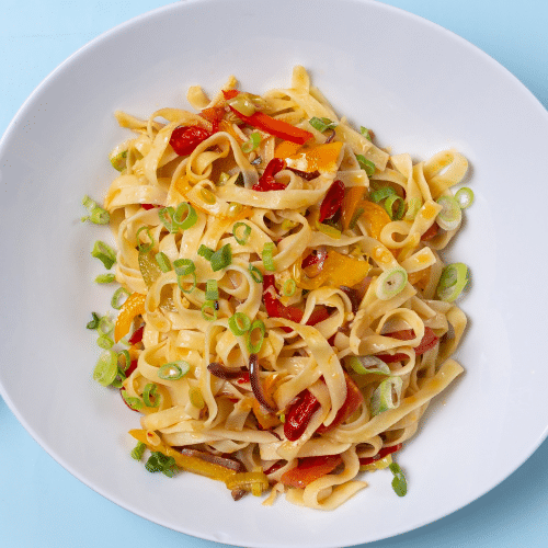 Bandnudeln Aglio Olio