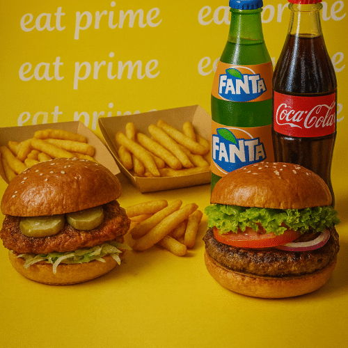 Burger Menü for two