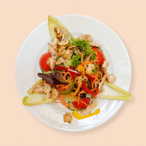 Salatteller Chicken