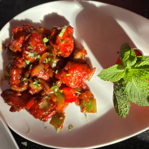 Chicken Pepper Fry (scharf)