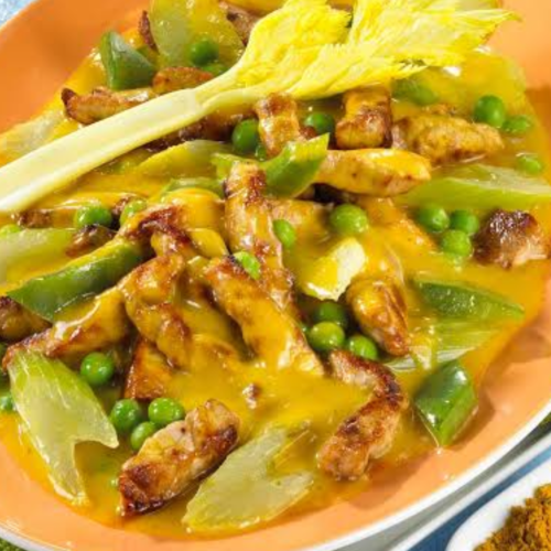 Geschnetzeltes mit Curry-Sahnesauce