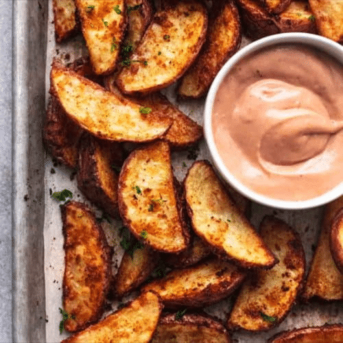 Potatoes mit Kräuter-Dip