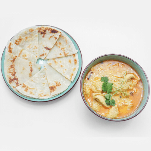 Paratha - Chicken Curry