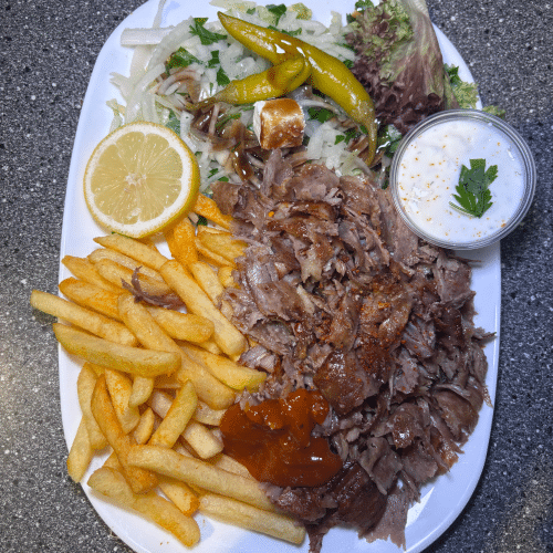 Döner Teller mit Kalb