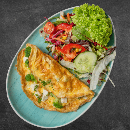 Broccoli-Hirtenkäse Omelette