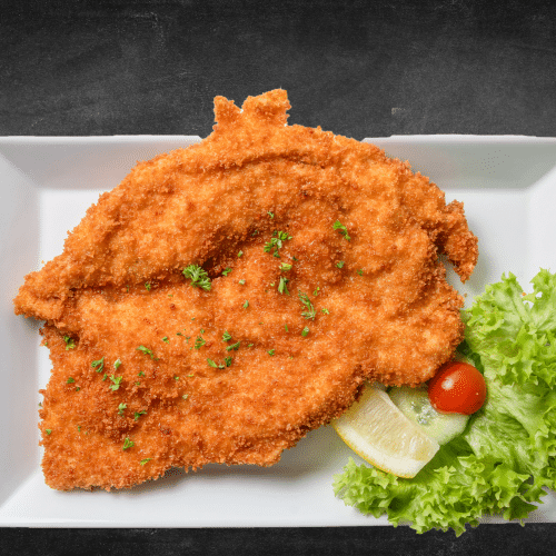 Krosses Hähnchenschnitzel