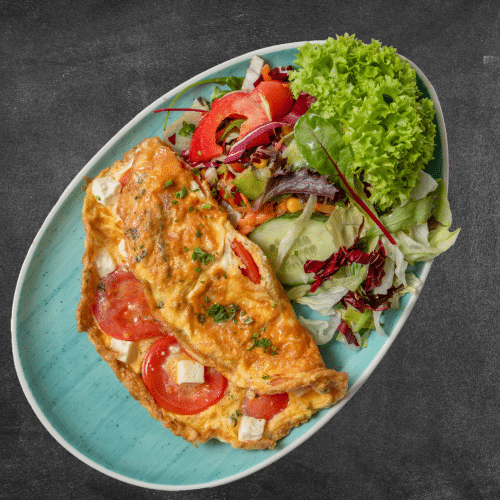 Tomaten-Hirtenkäse Omelette