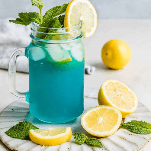Hausgemachte Blue Limonade 0,4l