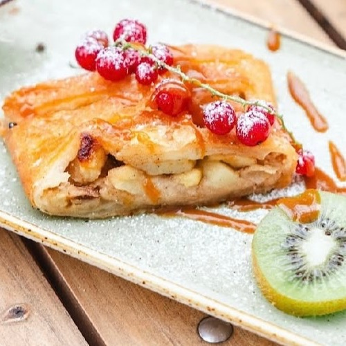 Ofenfrischer Apfelstrudel