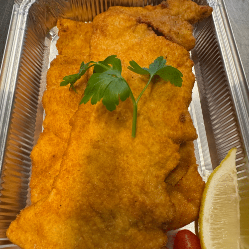 Paniertes Schweineschnitzel XXL
